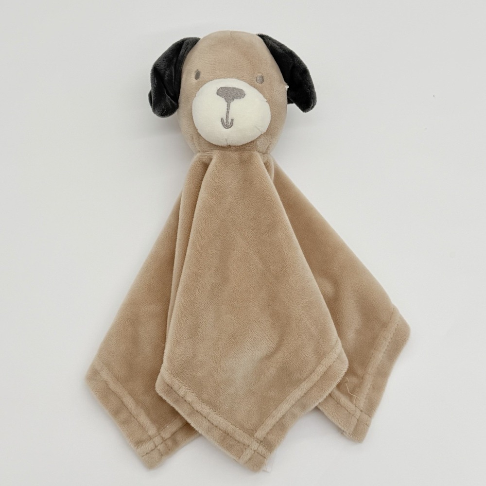 Baby Essentials Puppy Dog Security Blanket Lovey Tan Brown A.D. Sutton 2023